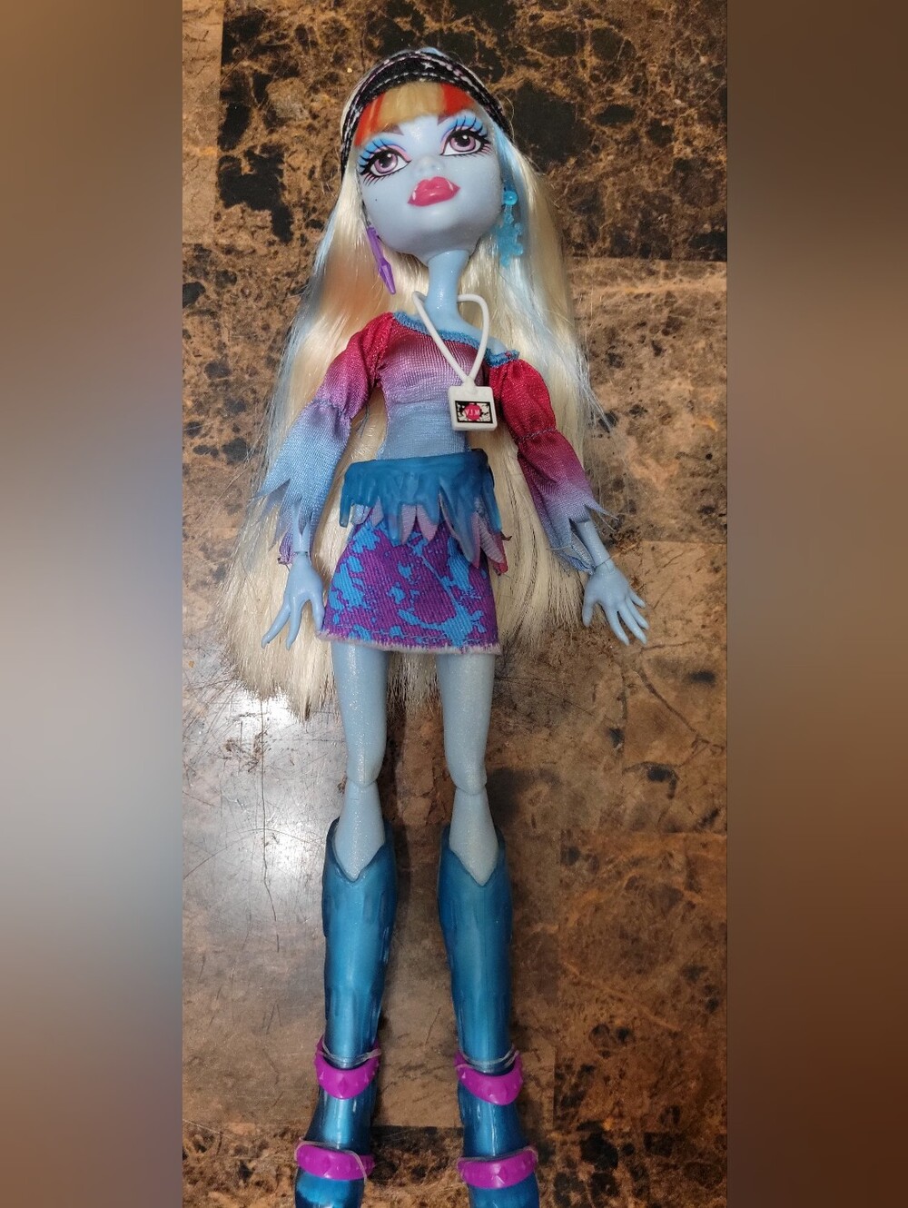 G1 Monster High Music Festival Abbey Bominable Only Displayed EUC